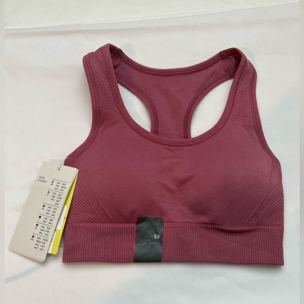 NWT All in motion Medium Support Seamless Racer Bra XS